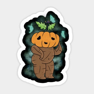 Sassy pumpkinhead Sticker